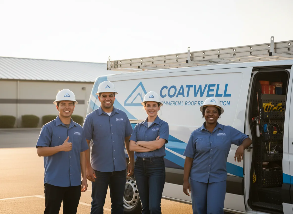 Commercial roof coating company in Huntington, MA